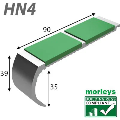 HN4 Bullnose Stair Nosing