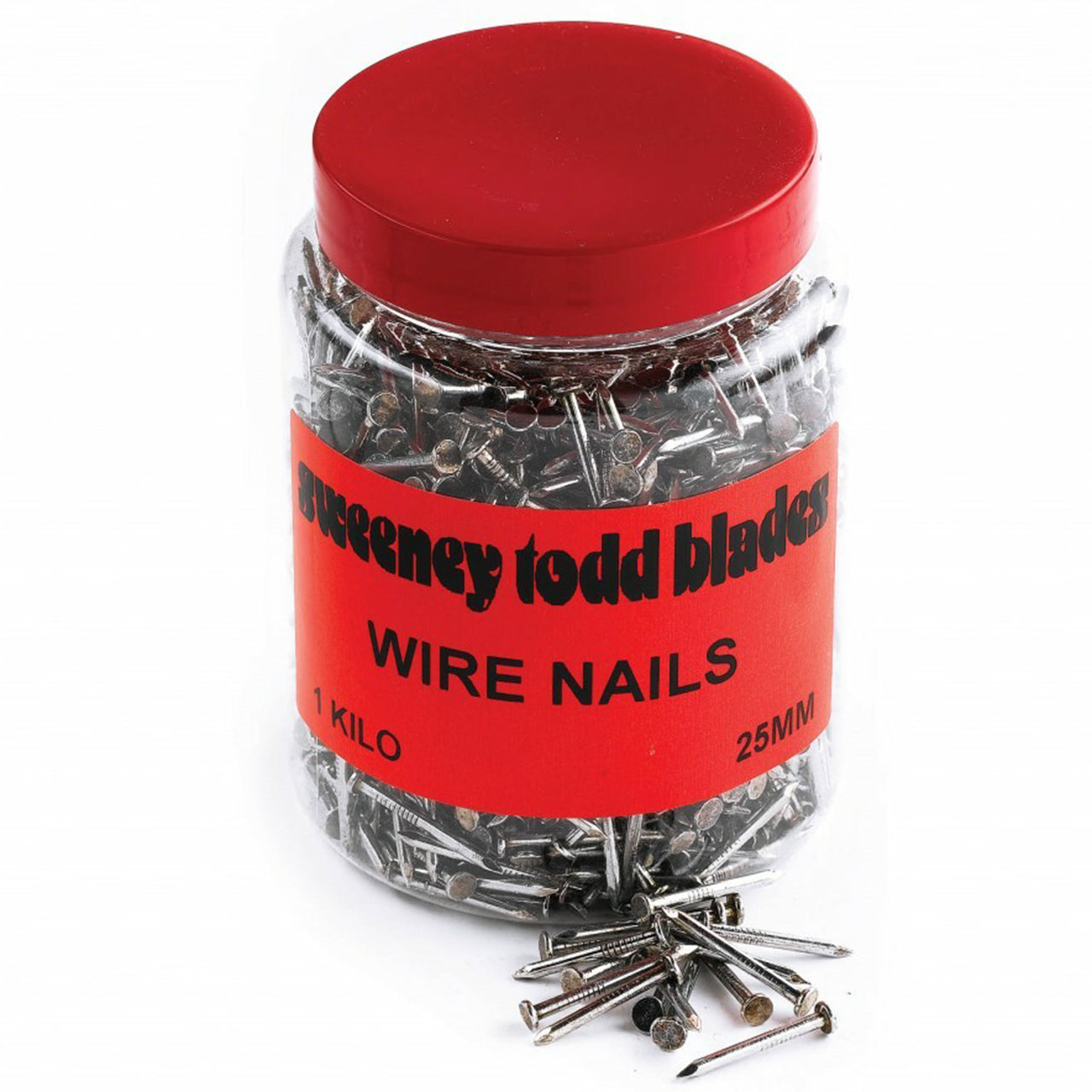 Wire Nails 25mm 1Kg Tub