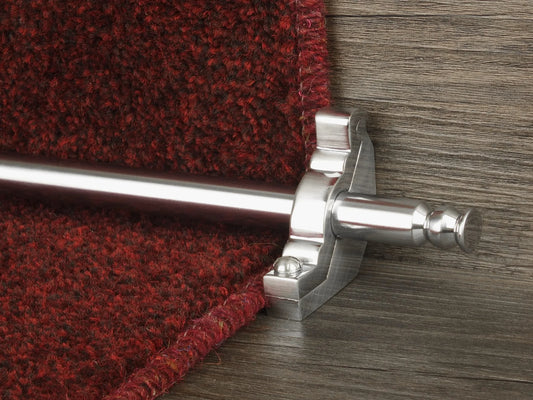 Balmoral Stair Rods - Brushed Chrome