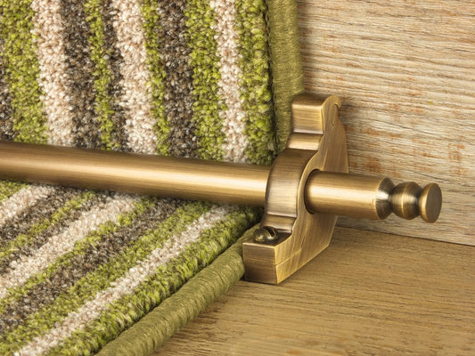 Balmoral Stair Rods - Antique Brass