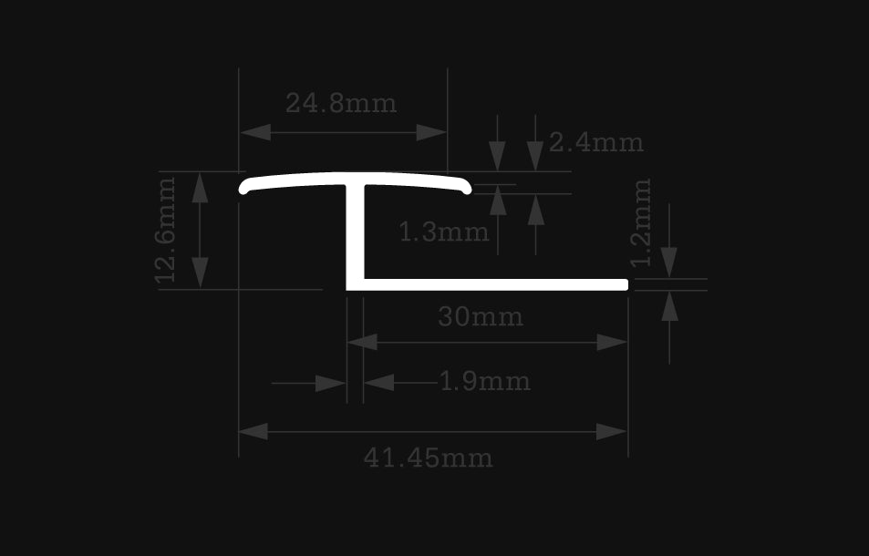 Z Bar  - Door Plate