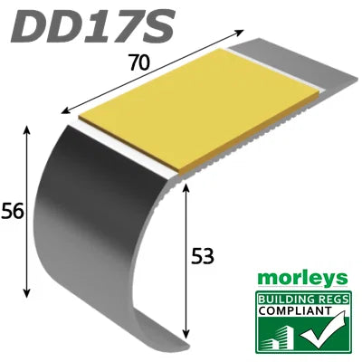 DD17S Bullnose Stair Nosing