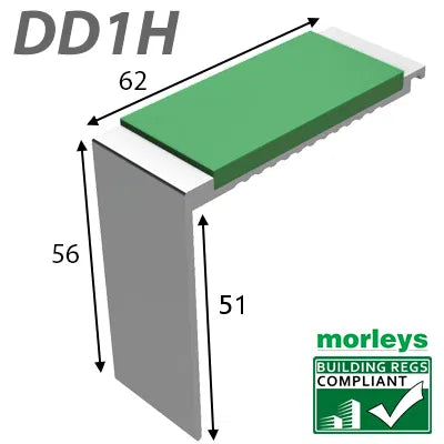 DD1H Square Stair Nosing