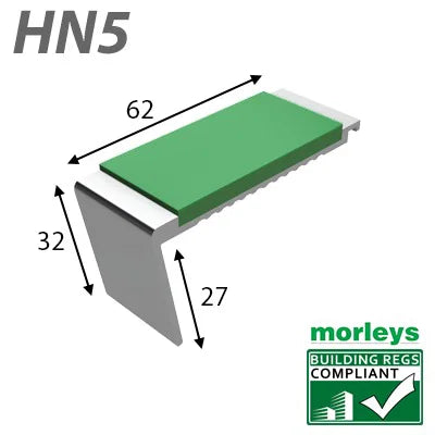 HN5 Rake Back Stair Nosing