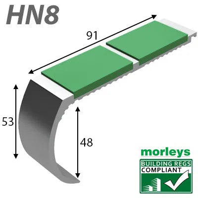 HN8 Bullnose Stair Nosing
