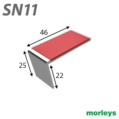SN11 Rake Back Stair Nosing