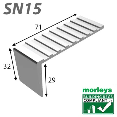 SN15 Castellated Stair Nosing