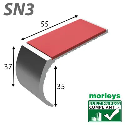 SN3 Bullnose Stair Nosing