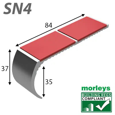 SN4 Bullnose Stair Nosing