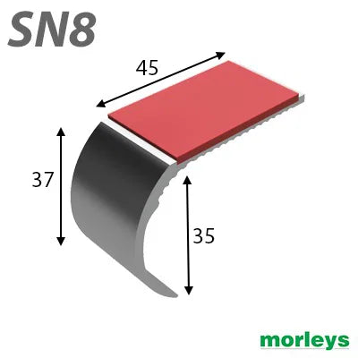 SN8 Bullnose Stair Nosing