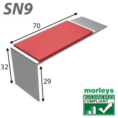 SN9 Square Stair Nosing