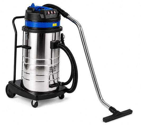 Wet-Dry 3 Motor Vacuum Cleaner 80Ltr