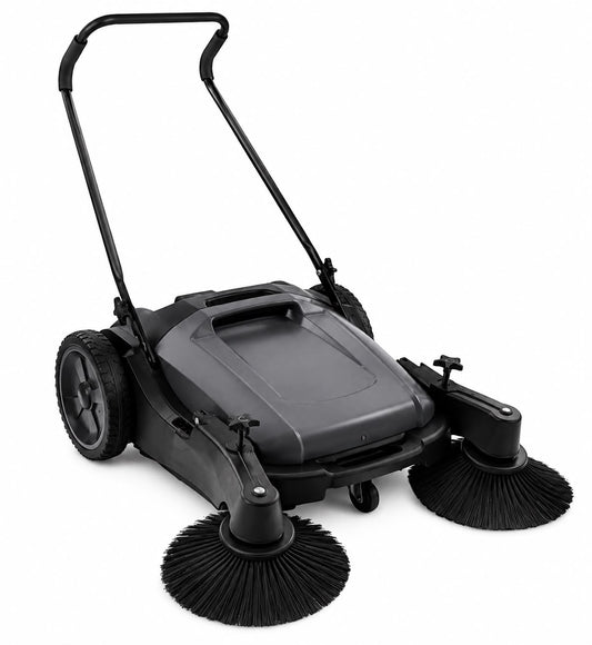 Push Behind Warehouse Sweeper